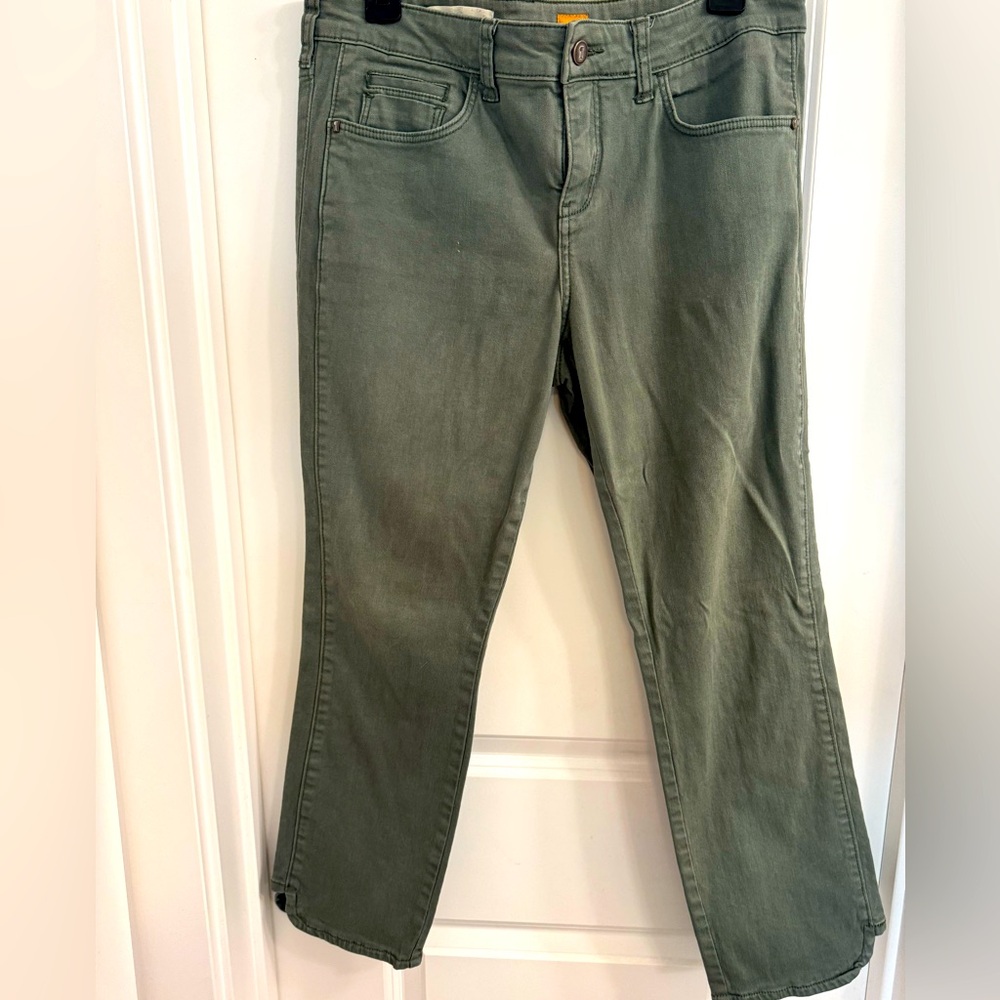 Pilcro Anthropologie army green pants